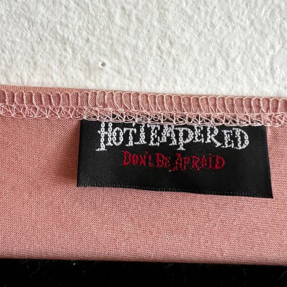 Vintage Pink Babydoll Top, Y2K 2000s Soft Girl Coquette 1X - Picture 6 of 7